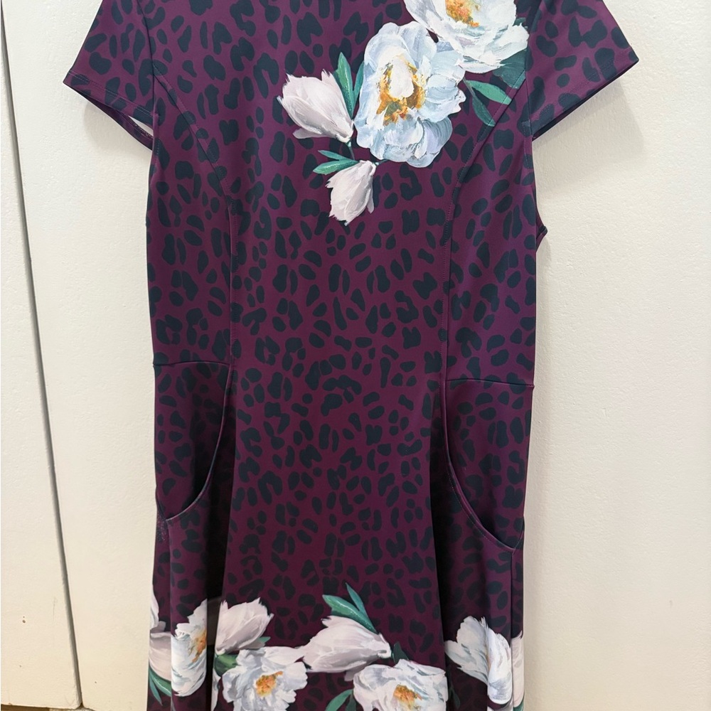 Ted Baker London Purple A-Line Mini Dress